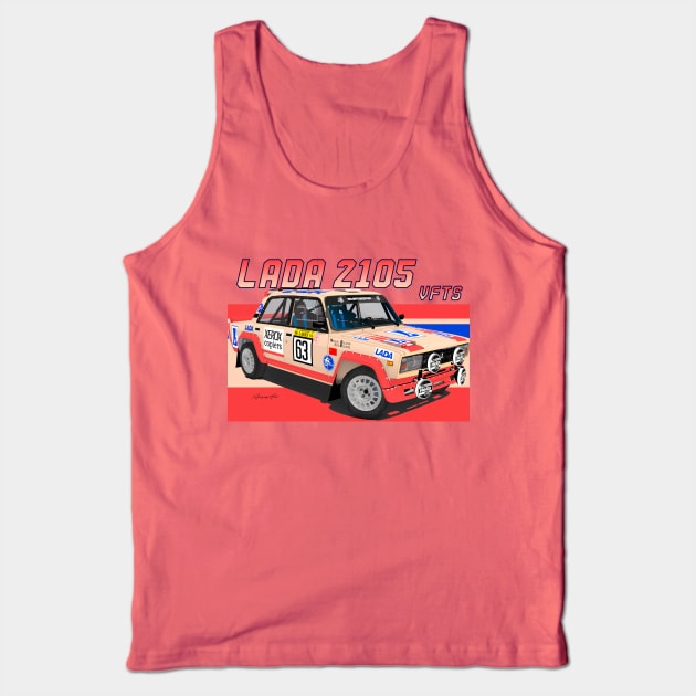 Lada 2105 VFTS Tank Top by PjesusArt